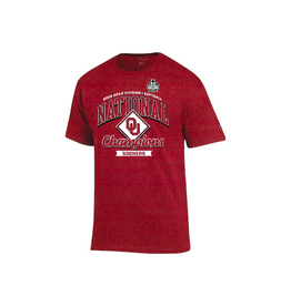 Champion 2026 Crimson CWS National Champs Locker Room Tee