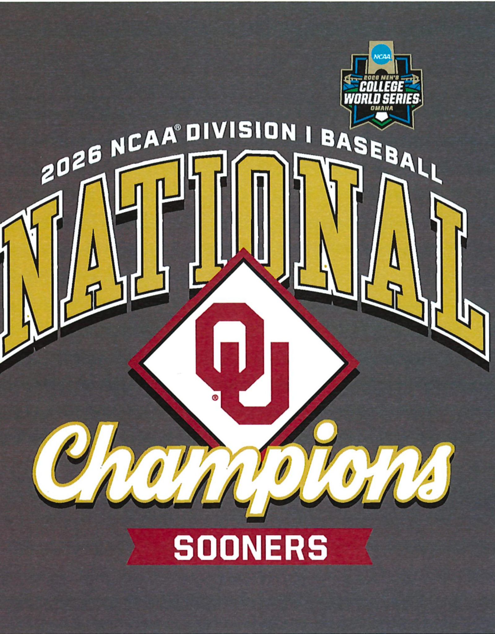 Champion 2026 CWS National Champs Locker Room Tee