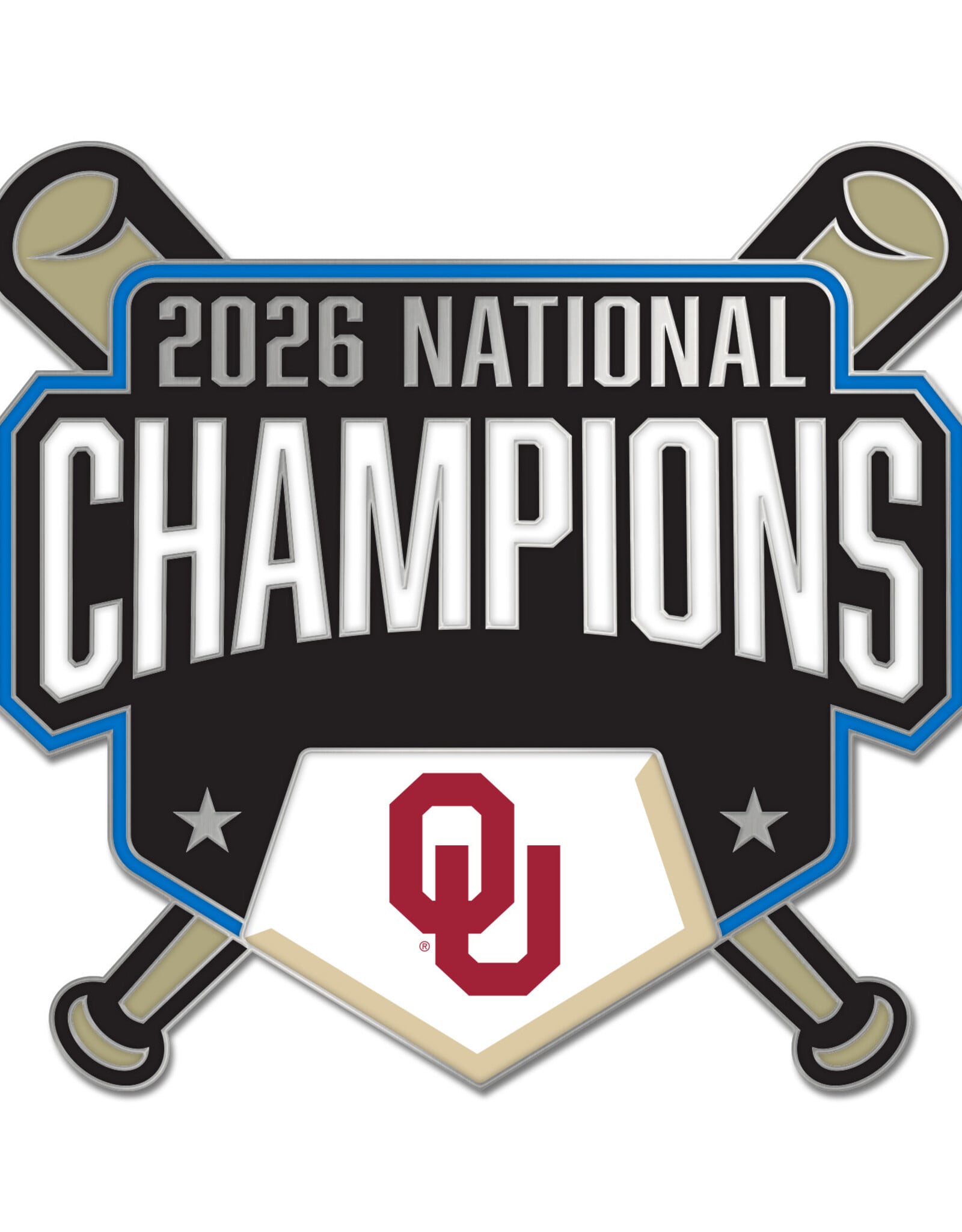 WinCraft OU 2026 CWS Champions Collector Pin