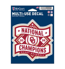 WinCraft OU 2026 CWS National Champs Decal