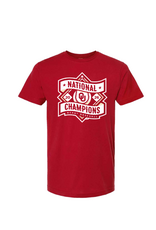 Crimson National Champions Logo T-shirt