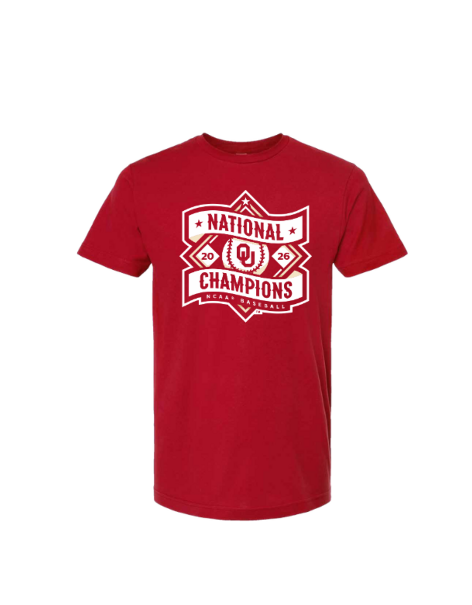 Crimson National Champions Logo T-shirt