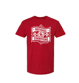 Crimson National Champions Logo T-shirt