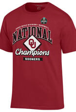 Champion 2026 Crimson CWS National Champs Locker Room Tee