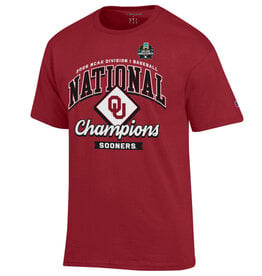 Champion 2026 Crimson CWS National Champs Locker Room Tee