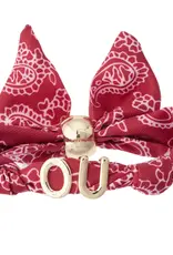 Canvas OU Bandana Slider Bracelet