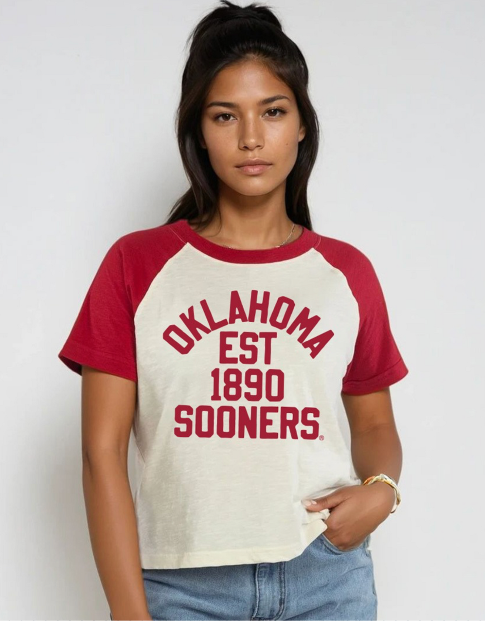 Chicka-d Chicka-d Women's Kick-Off Raglan Tee