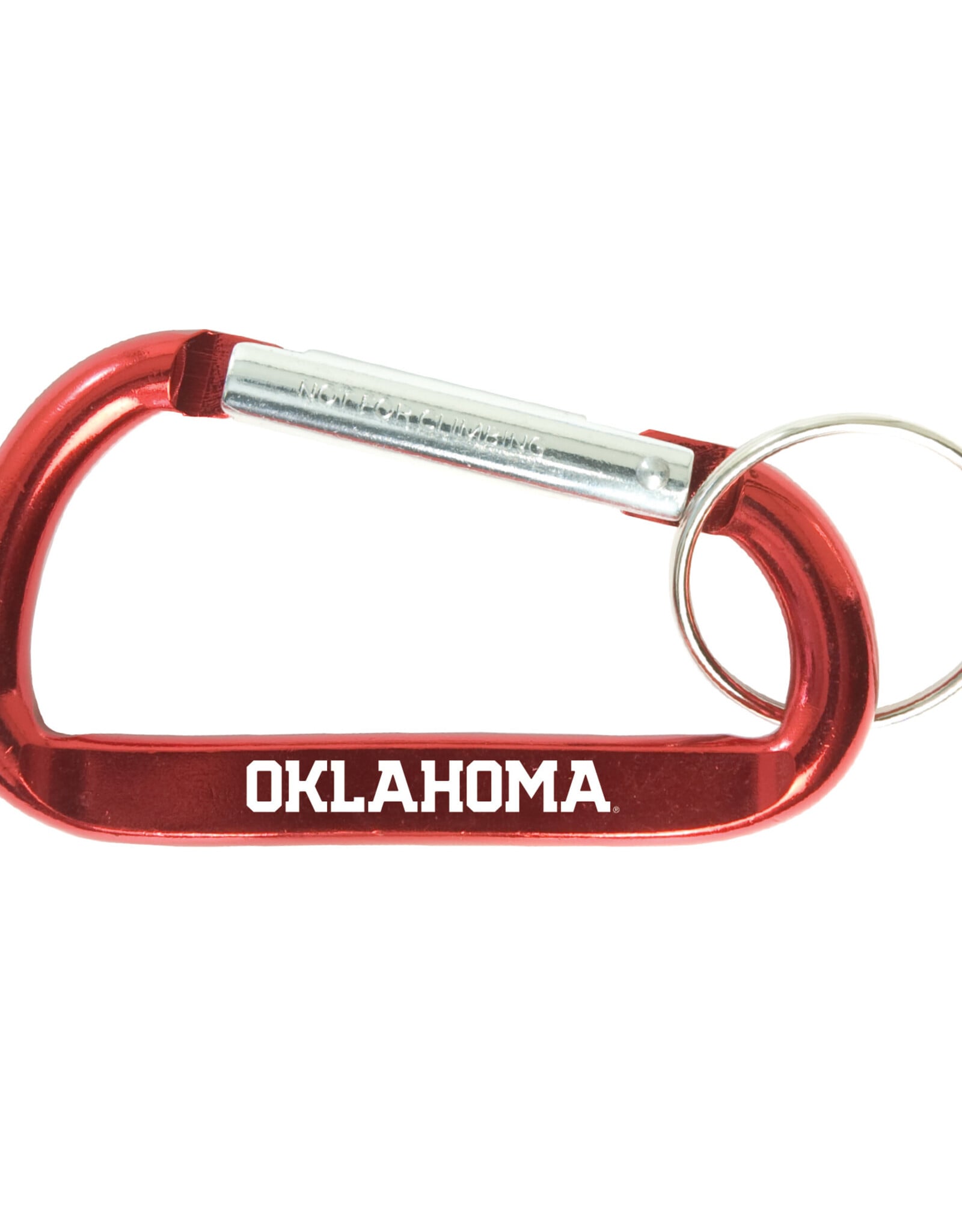 Neil Enterprises Crimson Oklahoma Carabiner Keychain