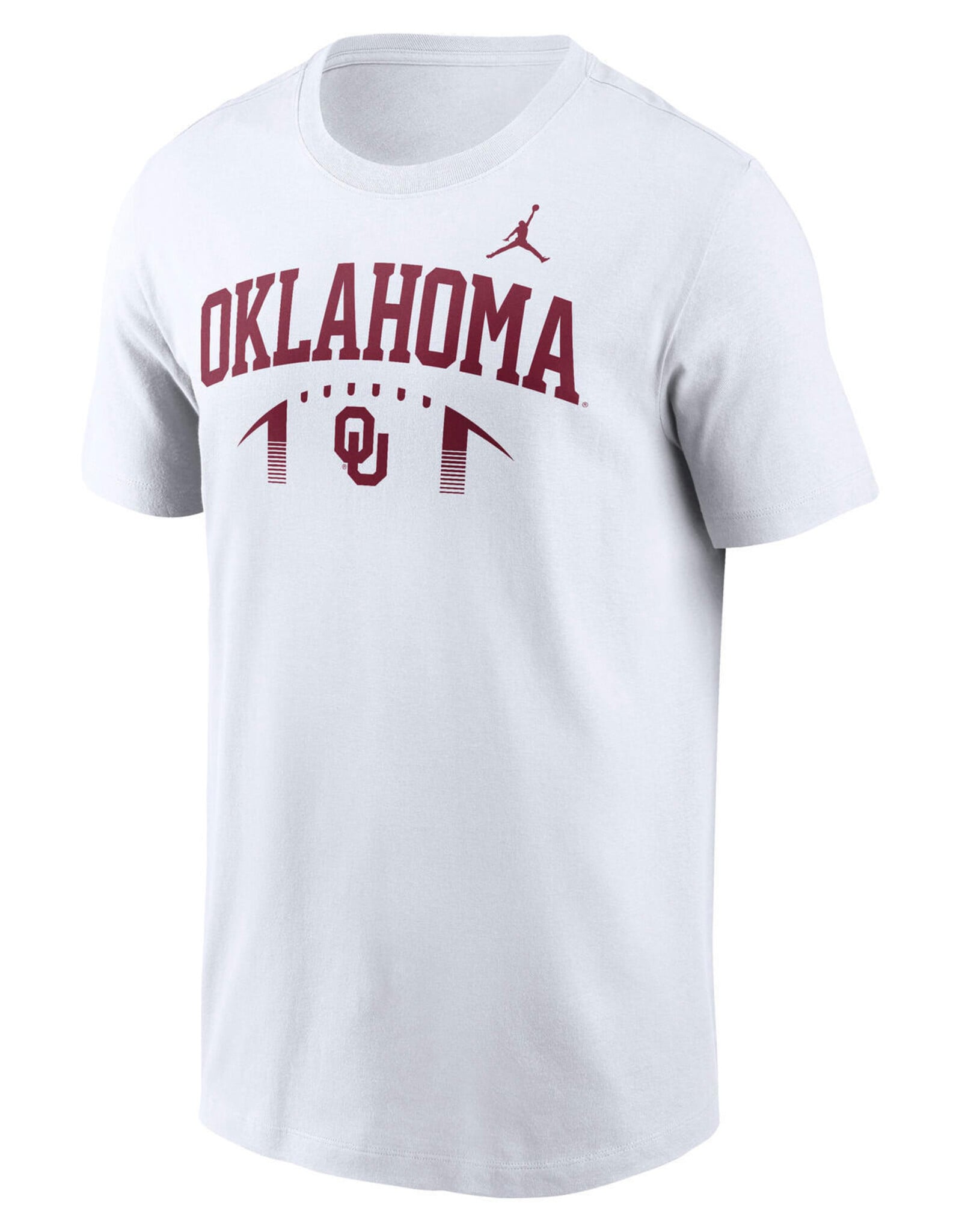 Jordan Jordan Men's White Oklahoma Football Outline Tee