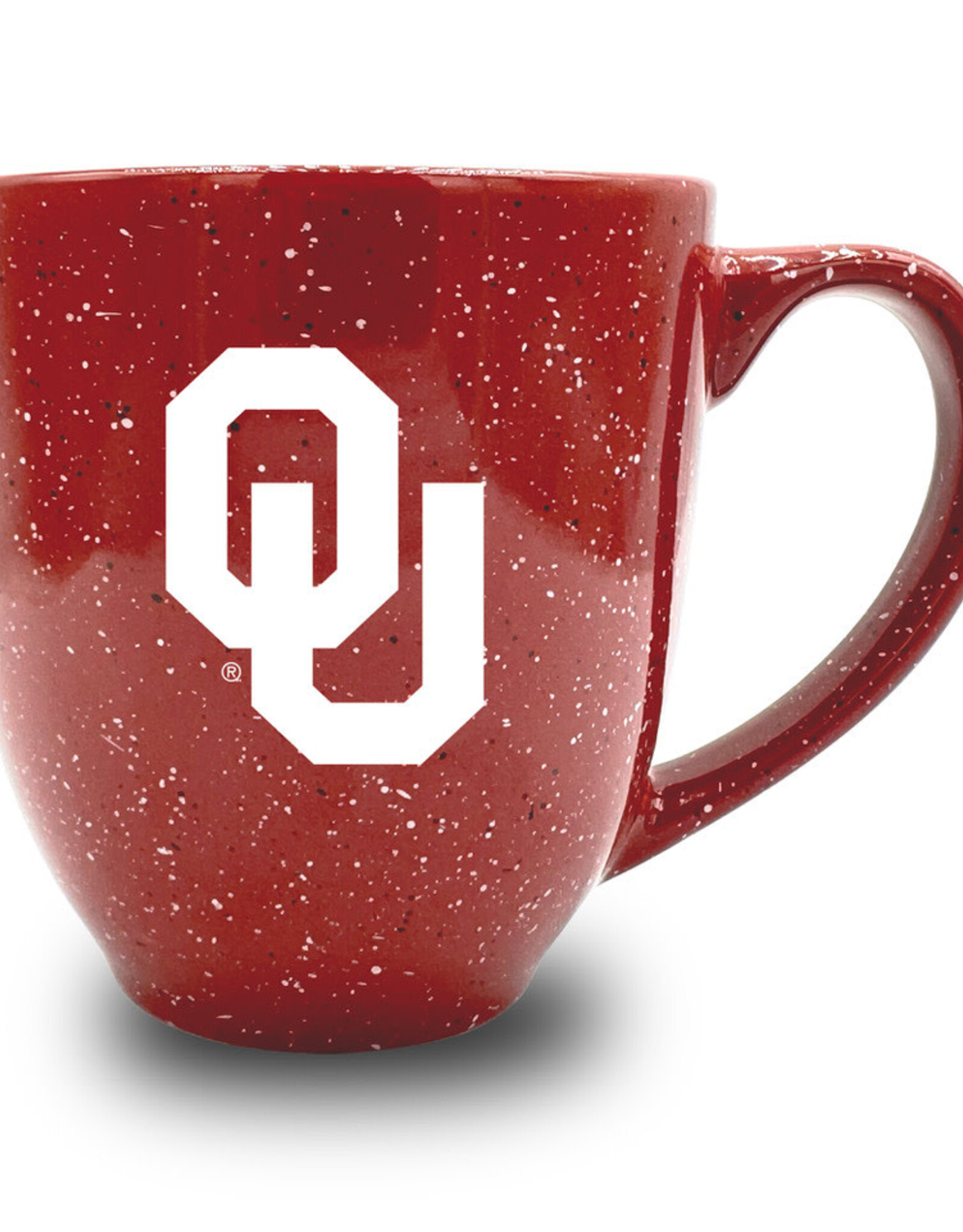 The Fanatic Group Crimson Speckled OU Coffee Mug