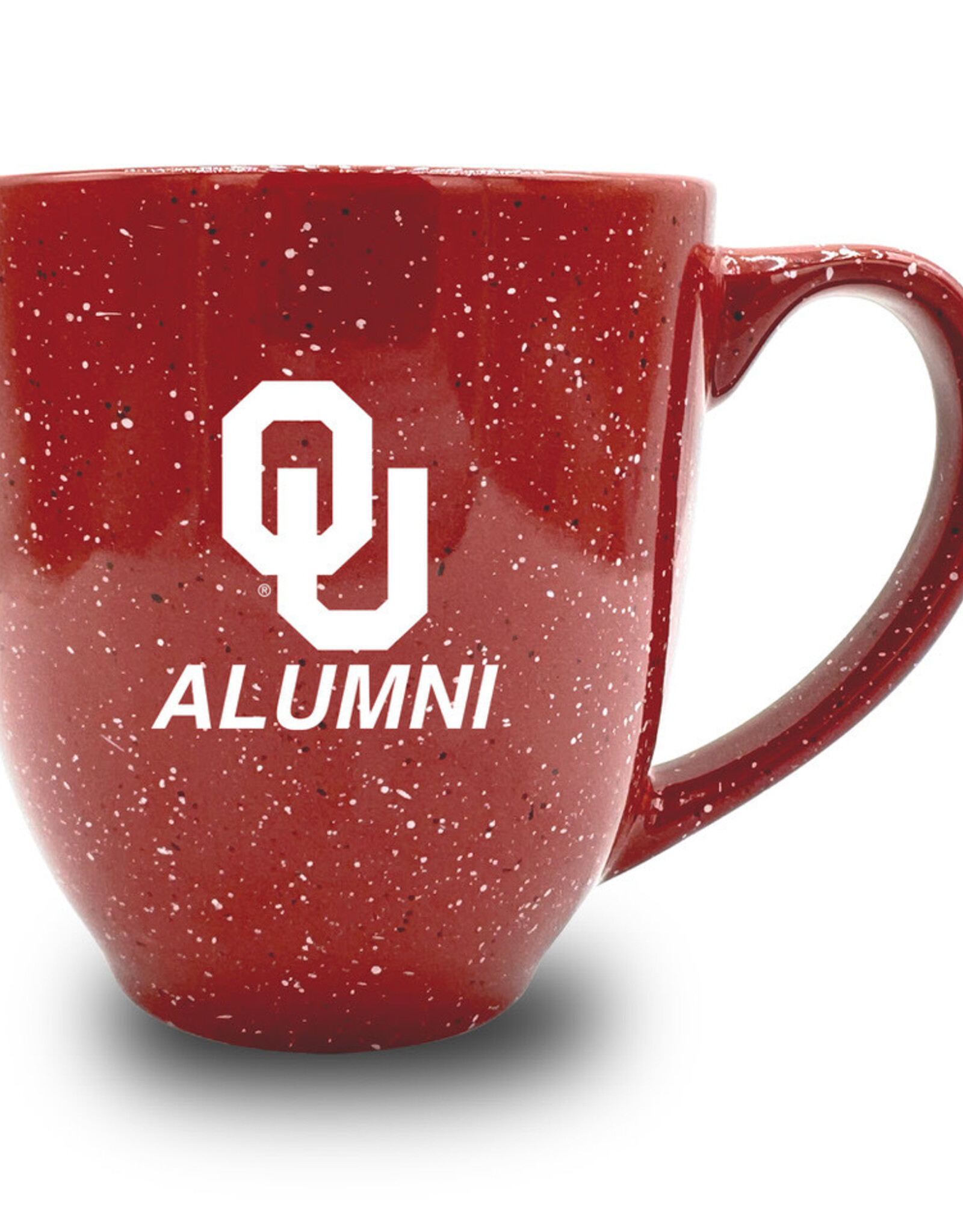 The Fanatic Group Crimson Speckled OU Alumni Coffee Mug