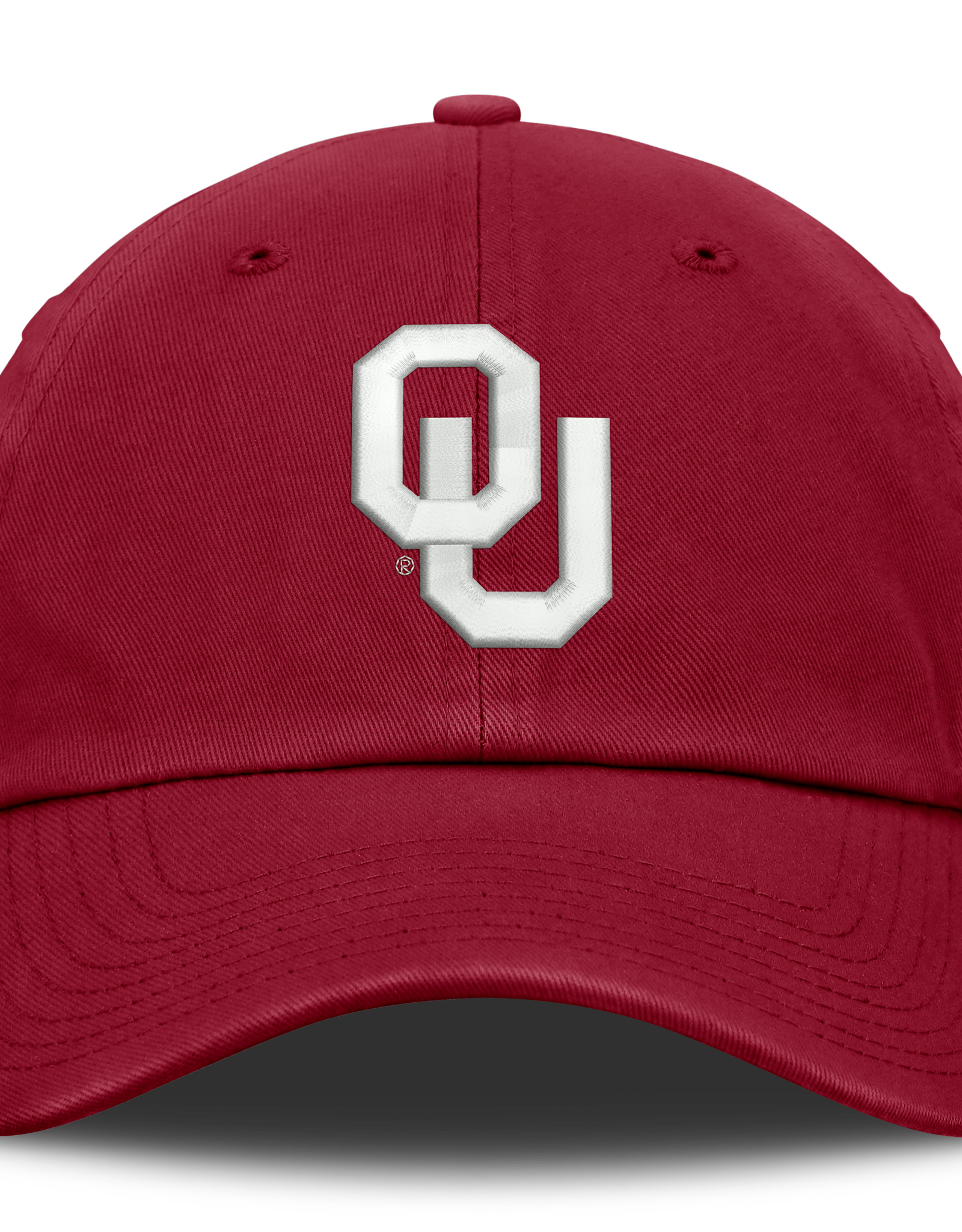 Jordan Jordan Crimson OU Oklahoma Sooners Side On-Field Unstructured Club Cap