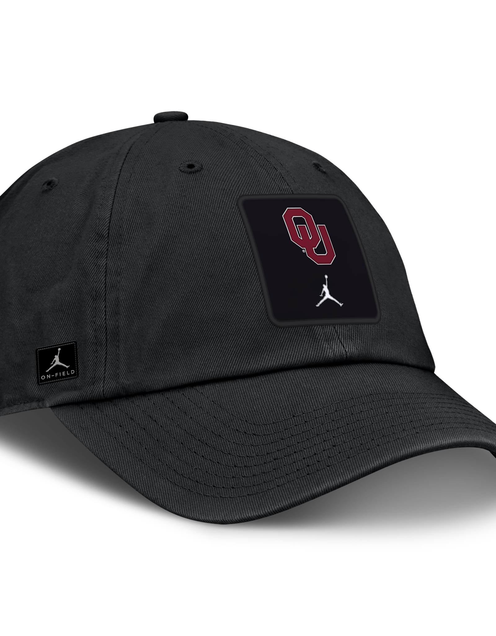 Jordan Jordan Black OU PVC Patch Unstructured On-Field Cap