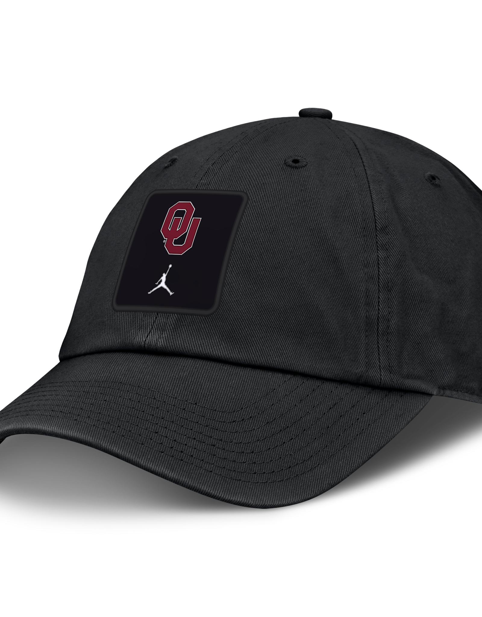 Jordan Jordan Black OU PVC Patch Unstructured On-Field Cap