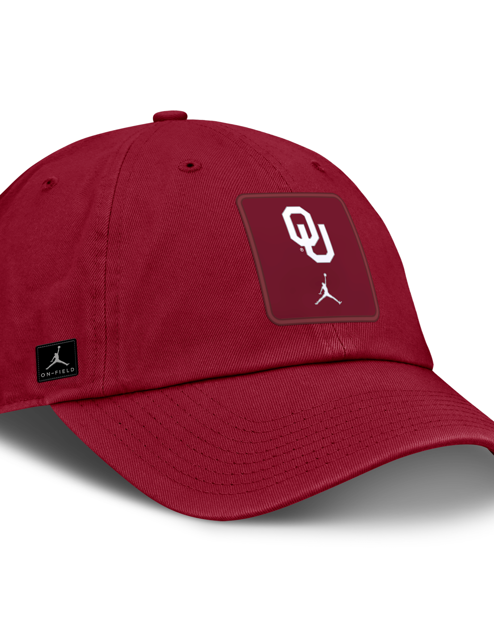 Jordan Jordan Crimson OU PVC Patch Unstructured On-Field Cap