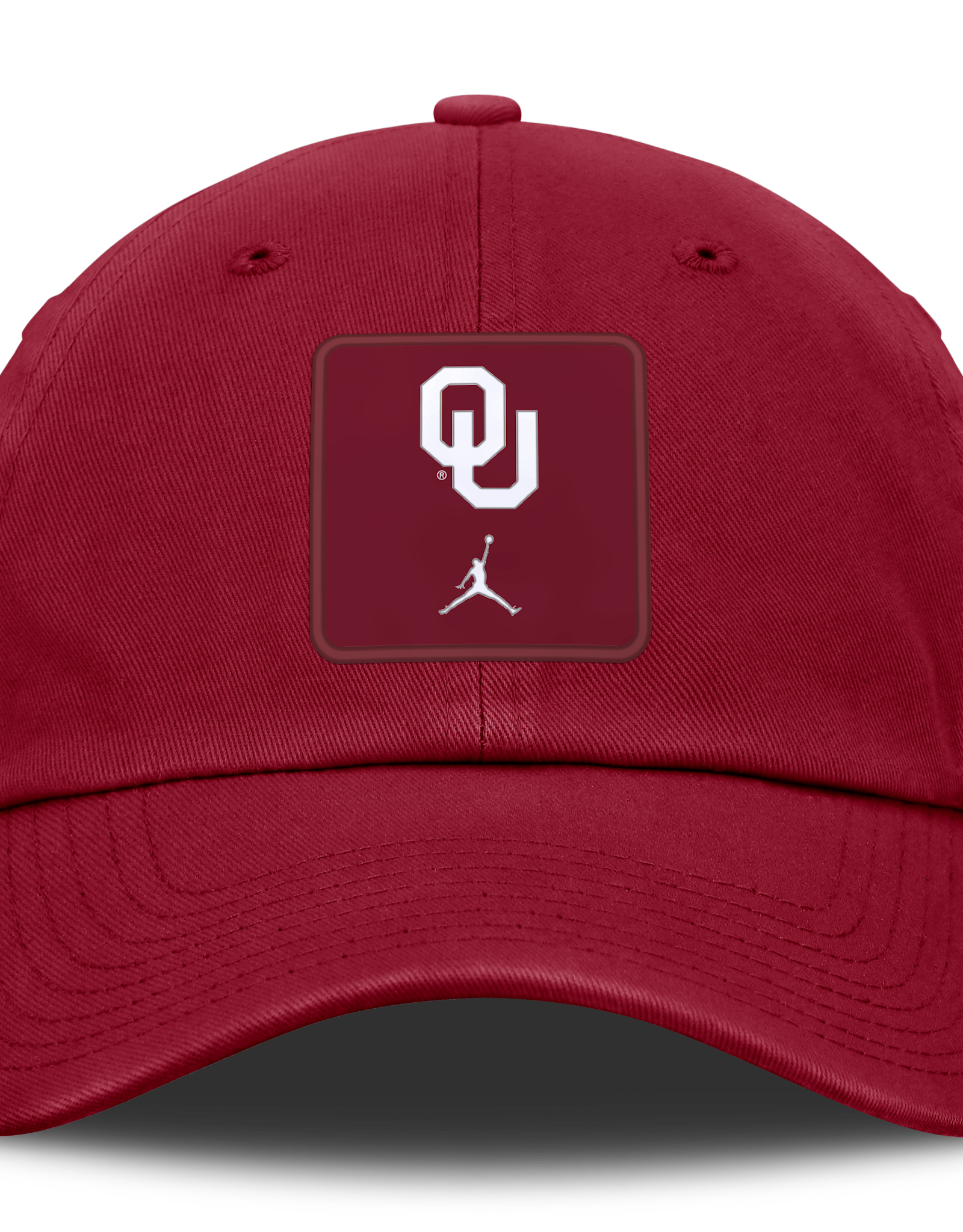 Jordan Jordan Crimson OU PVC Patch Unstructured On-Field Cap