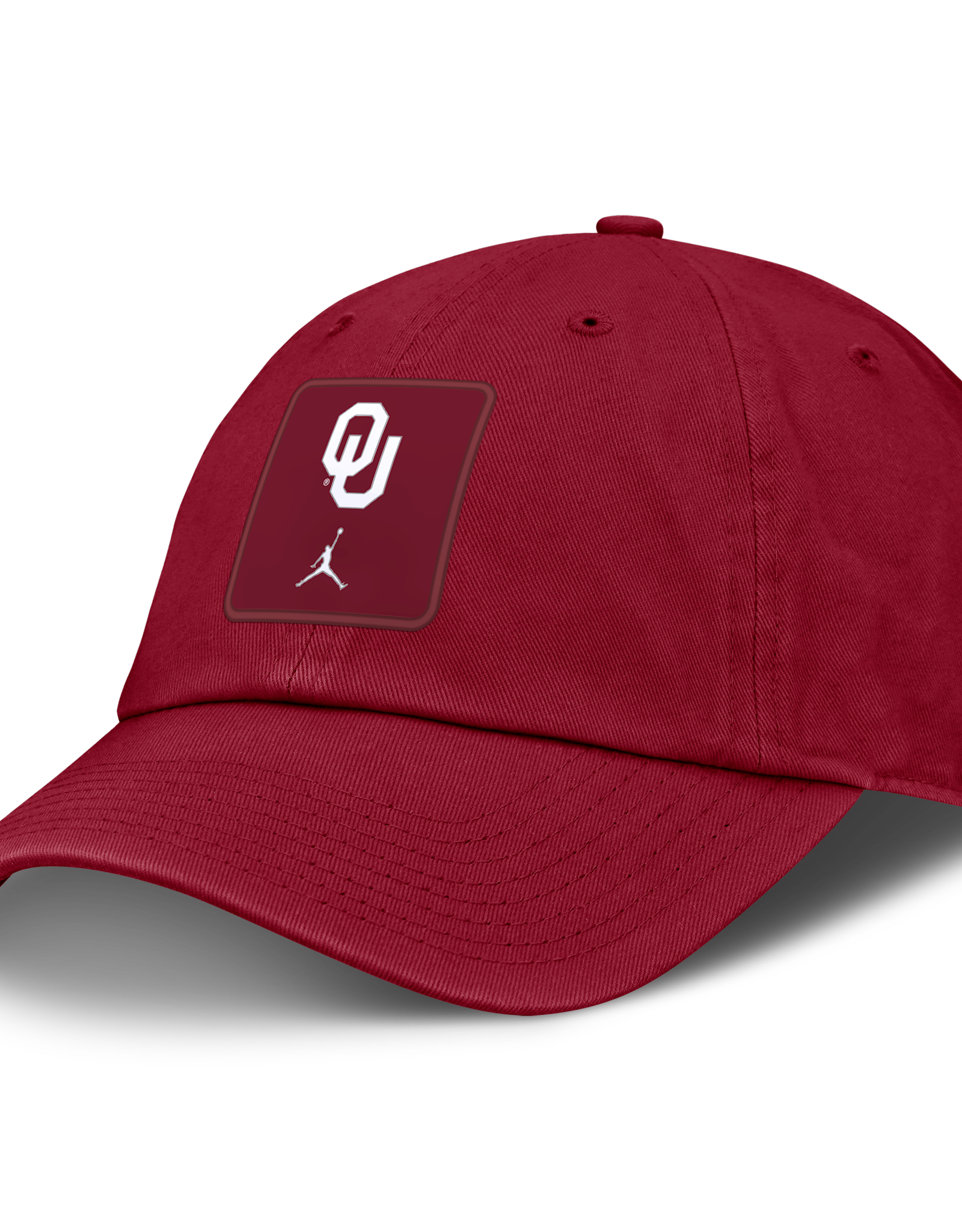 Jordan Jordan Crimson OU PVC Patch Unstructured On-Field Cap
