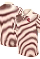 Jordan Men's Jordan OU Foundation Cream Striped Polo