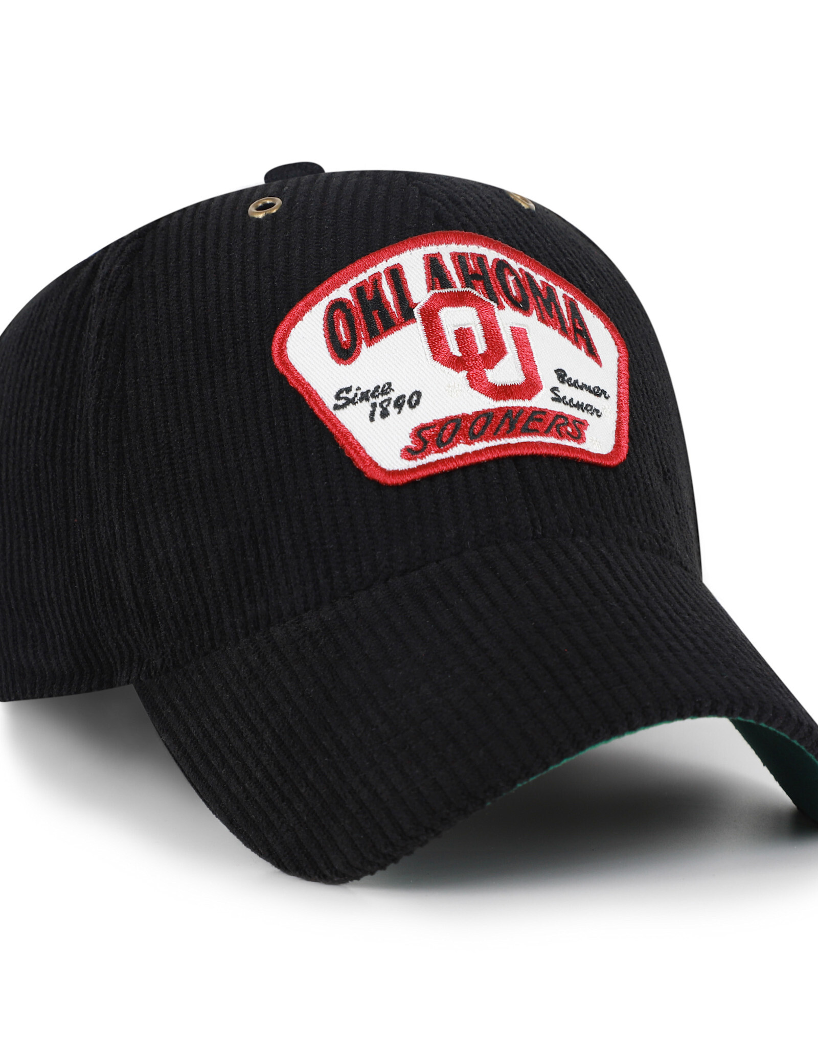'47 Brand Oklahoma Sooners Black Accordia 47 MVP Corduroy Hat