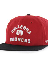 '47 Brand Oklahoma Sooners Cayenne Arch Felt 47 Captain Hat