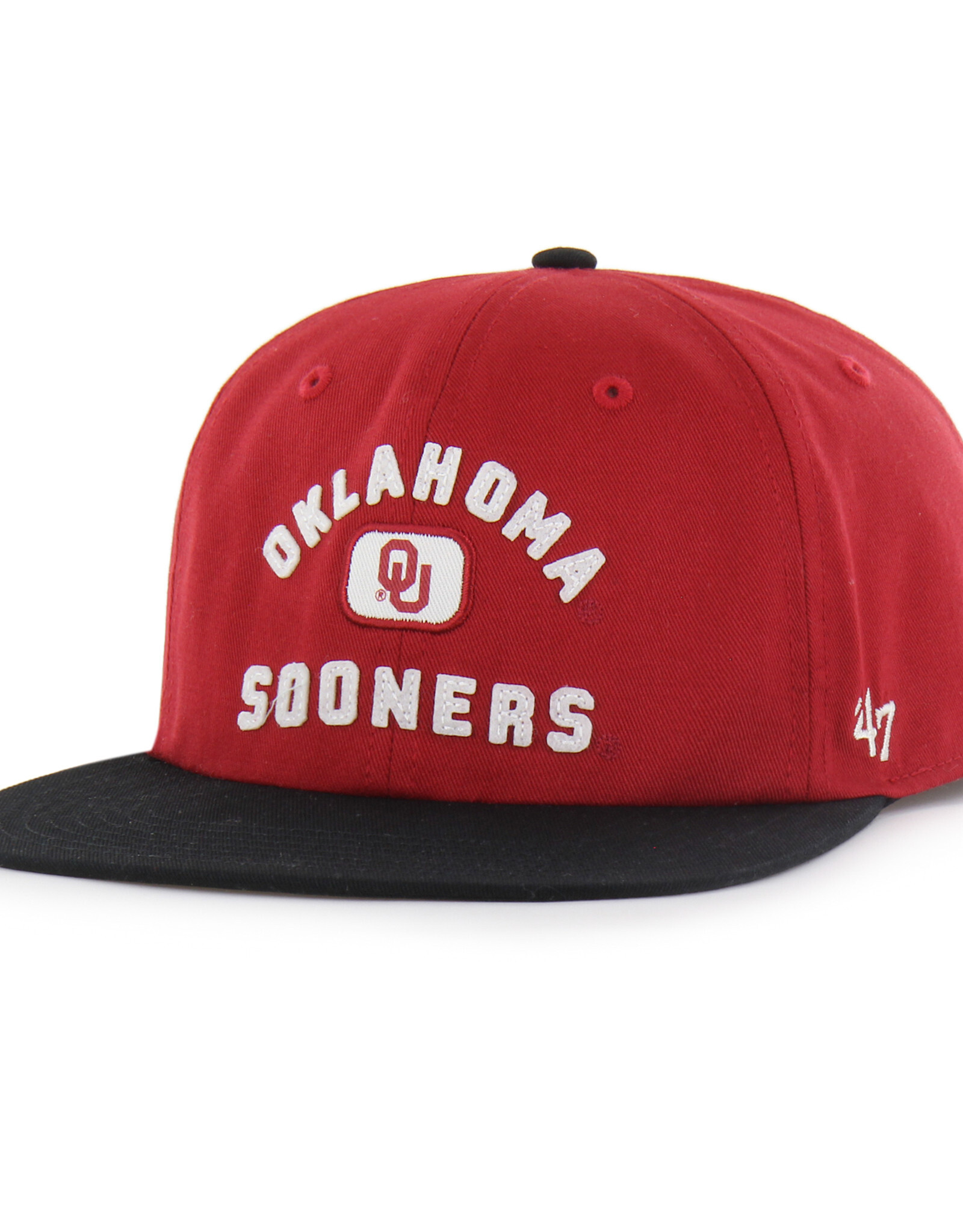 '47 Brand Oklahoma Sooners Cayenne Arch Felt 47 Captain Hat