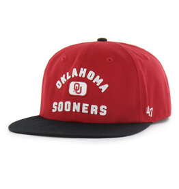 '47 Brand Oklahoma Sooners Cayenne Arch Felt 47 Captain Hat