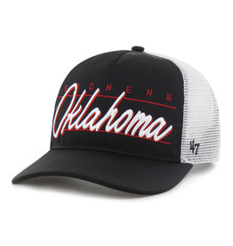 '47 Brand Oklahoma Sooners Black brrr Condor Mesh Hitch Hat