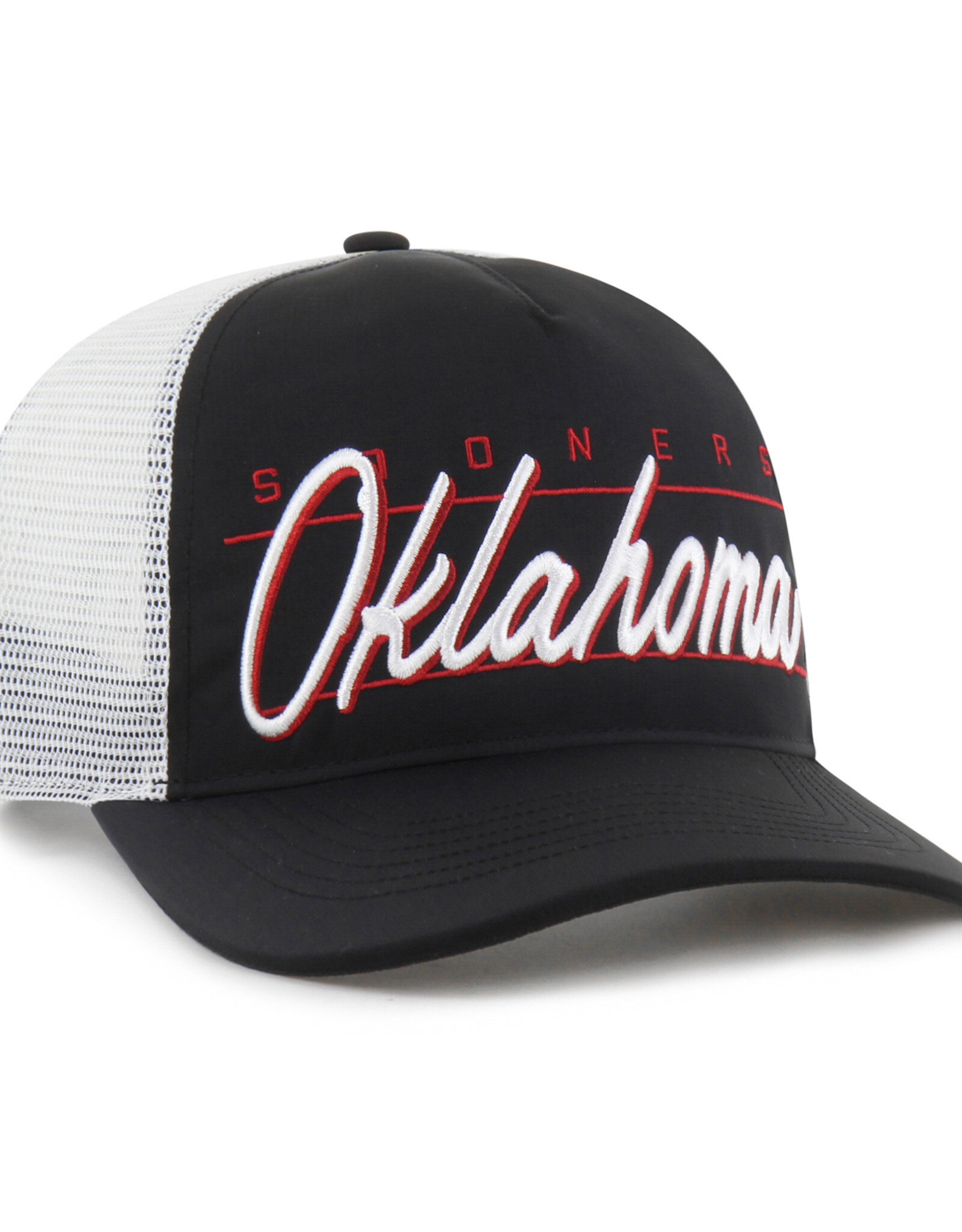 '47 Brand Oklahoma Sooners Black brrr Condor Mesh Hitch Hat