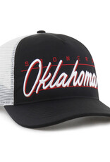 '47 Brand Oklahoma Sooners Black brrr Condor Mesh Hitch Hat