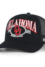 '47 Brand Oklahoma Sooners Black Deluxe 47 Hitch Hat