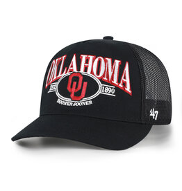 '47 Brand Oklahoma Sooners Black Deluxe 47 Hitch Hat