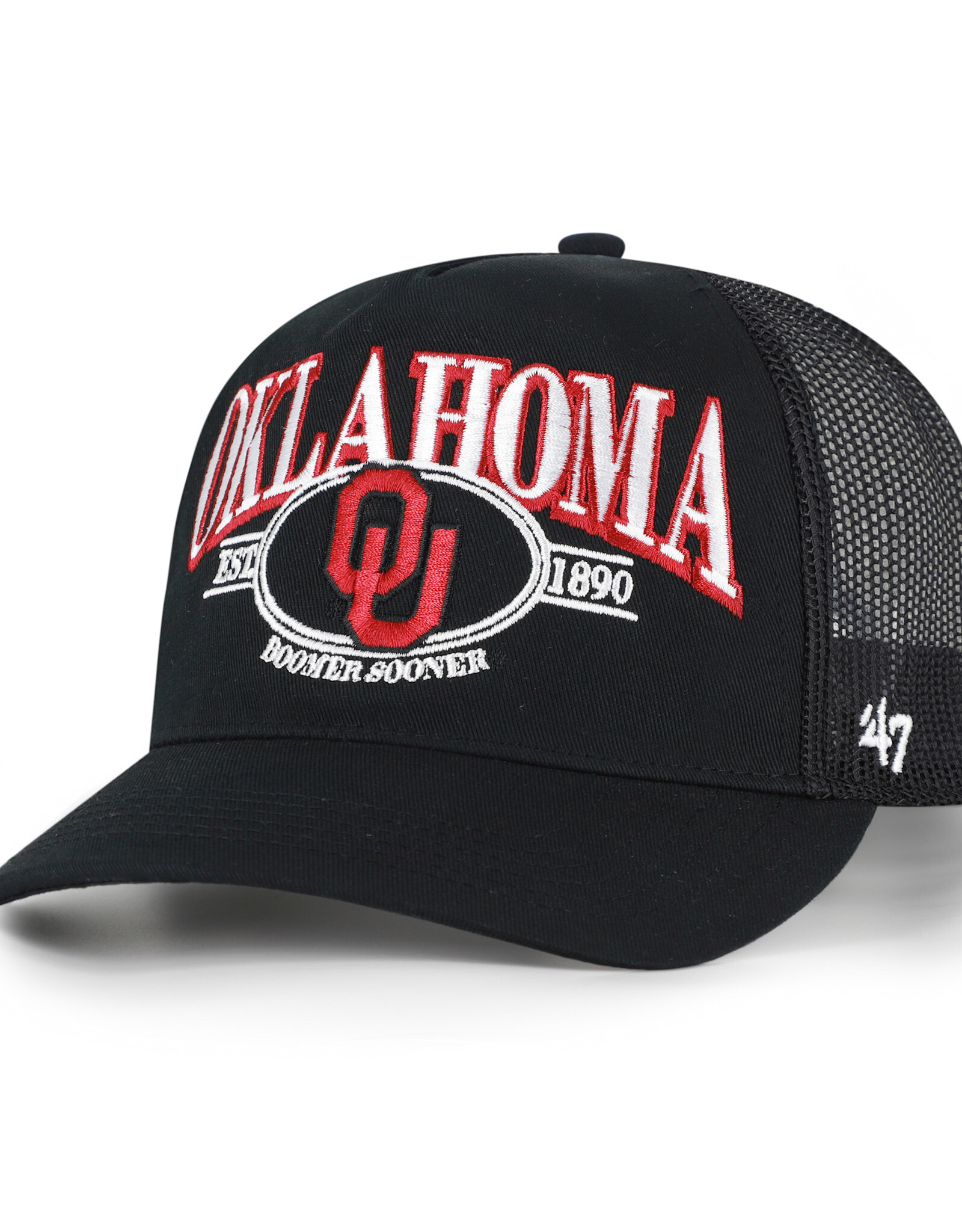 '47 Brand Oklahoma Sooners Black Deluxe 47 Hitch Hat