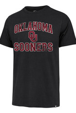 '47 Brand Men's '47 Brand Flint Black Oklahoma Sooners Union Arch Franklin Tee