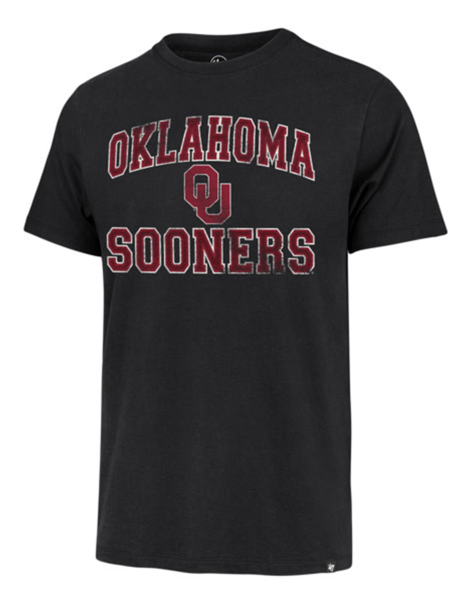 '47 Brand Men's '47 Brand Flint Black Oklahoma Sooners Union Arch Franklin Tee