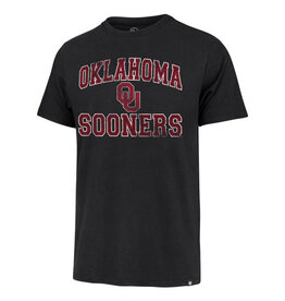'47 Brand Men's '47 Brand Flint Black Oklahoma Sooners Union Arch Franklin Tee
