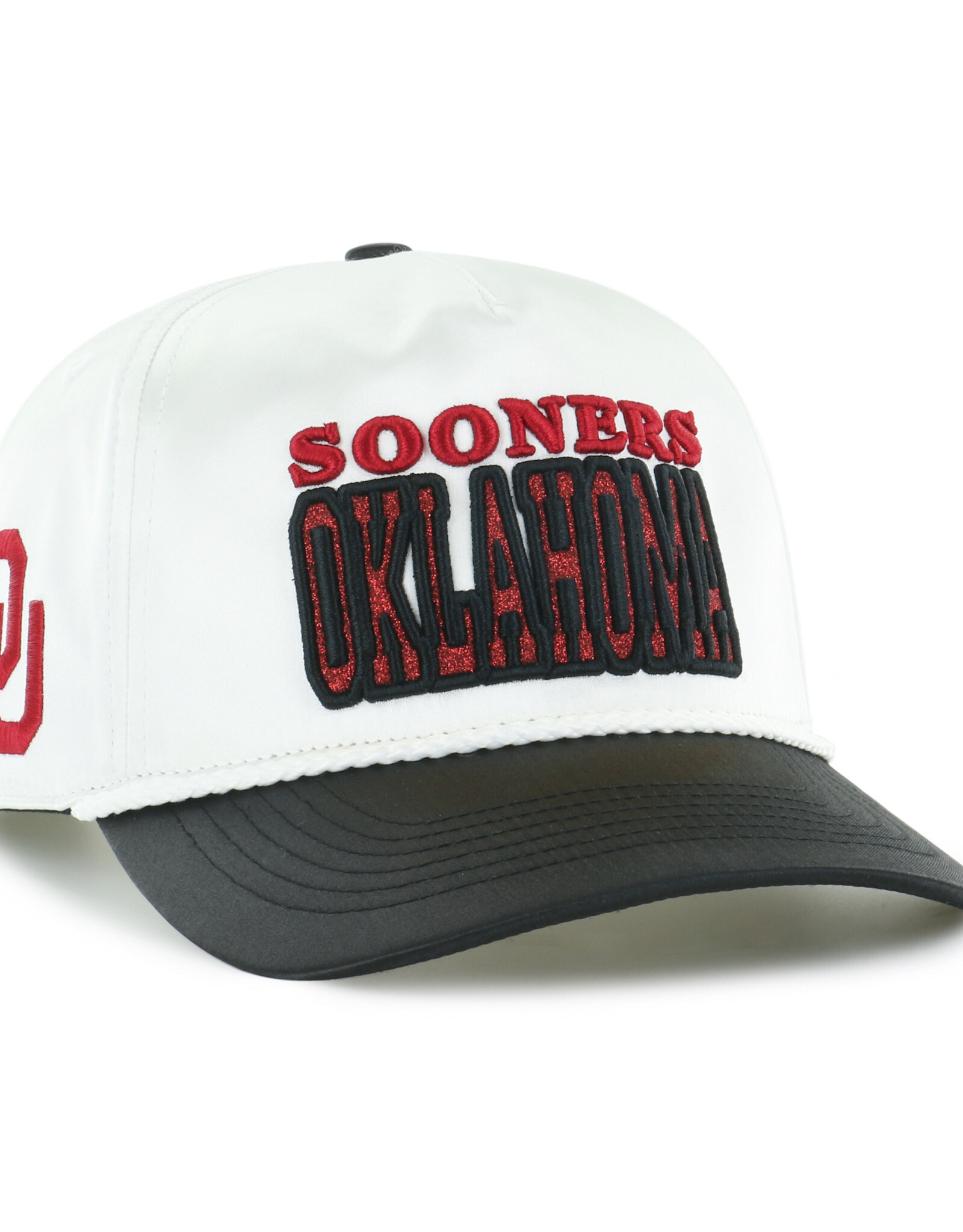 '47 Brand Women's Oklahoma Sooners White Trendy Block Hitch Hat
