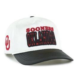 '47 Brand Women's Oklahoma Sooners White Trendy Block Hitch Hat