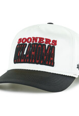 '47 Brand Women's Oklahoma Sooners White Trendy Block Hitch Hat