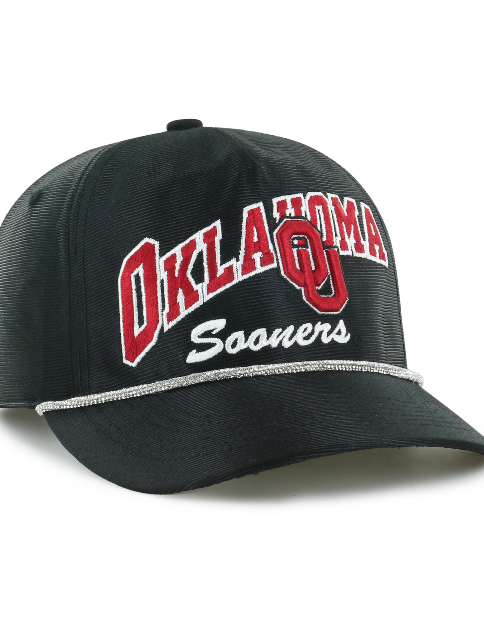 '47 Brand Women's 47 Brand Oklahoma Sooners Black Trendy Glitter Hitch Hat