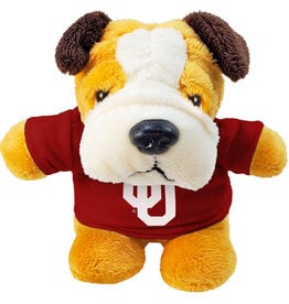 Mascot Factory 5" Stubby Bulldog with OU T-shirt