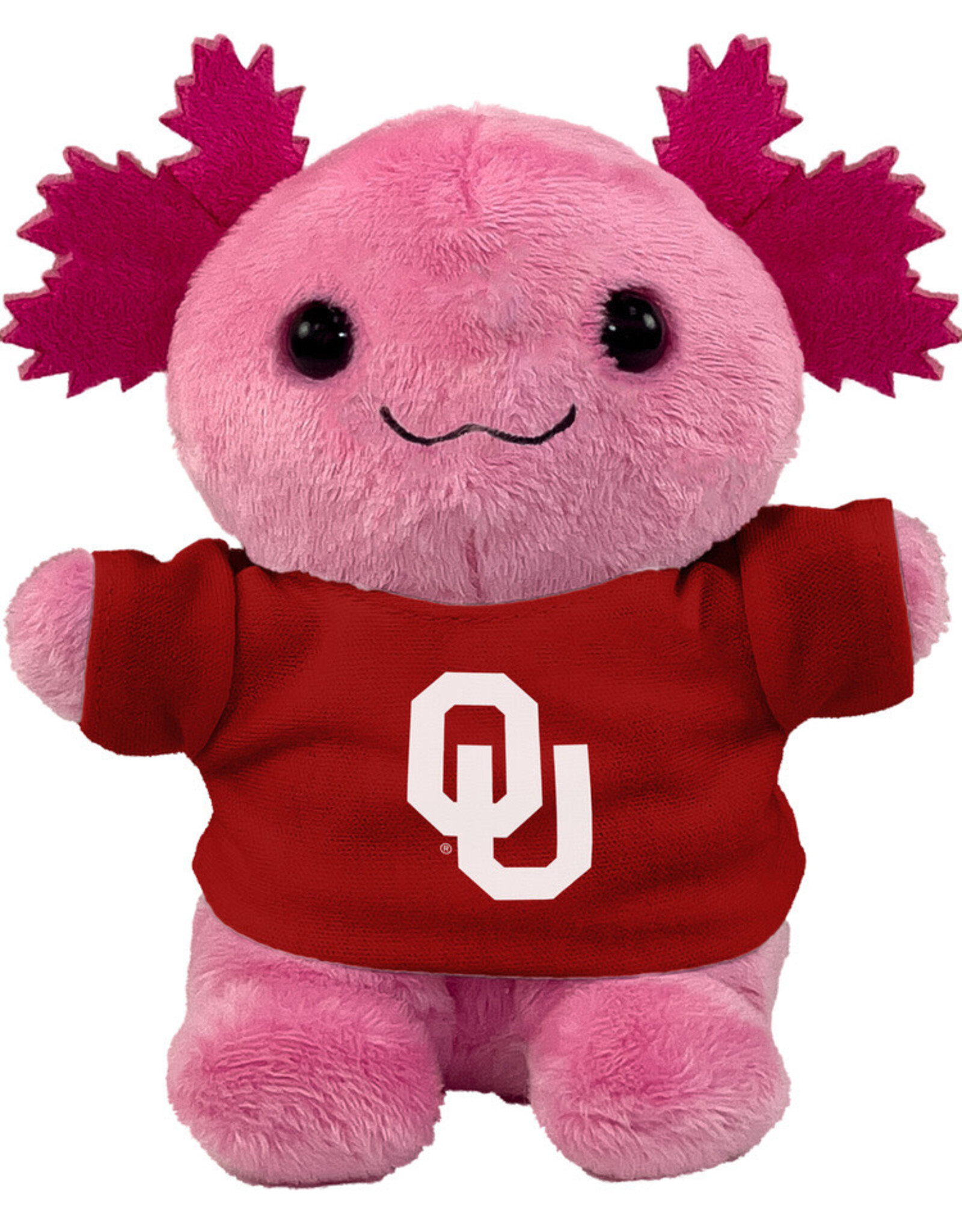 Mascot Factory 5" Stubby Axolotl with OU T-shirt