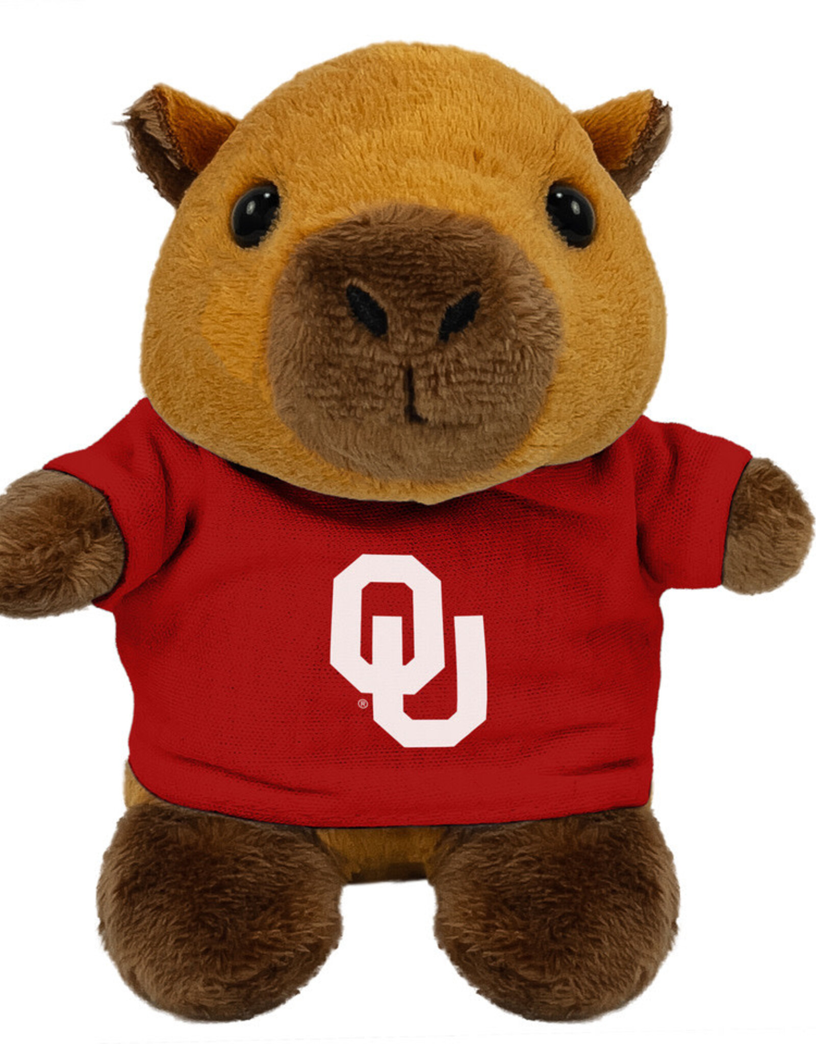 Mascot Factory 5" Stubby Capybara with OU T-shirt