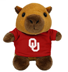 Mascot Factory 5" Stubby Capybara with OU T-shirt