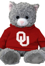 Mascot Factory Cat Cuddle Buddy with OU Hoodie