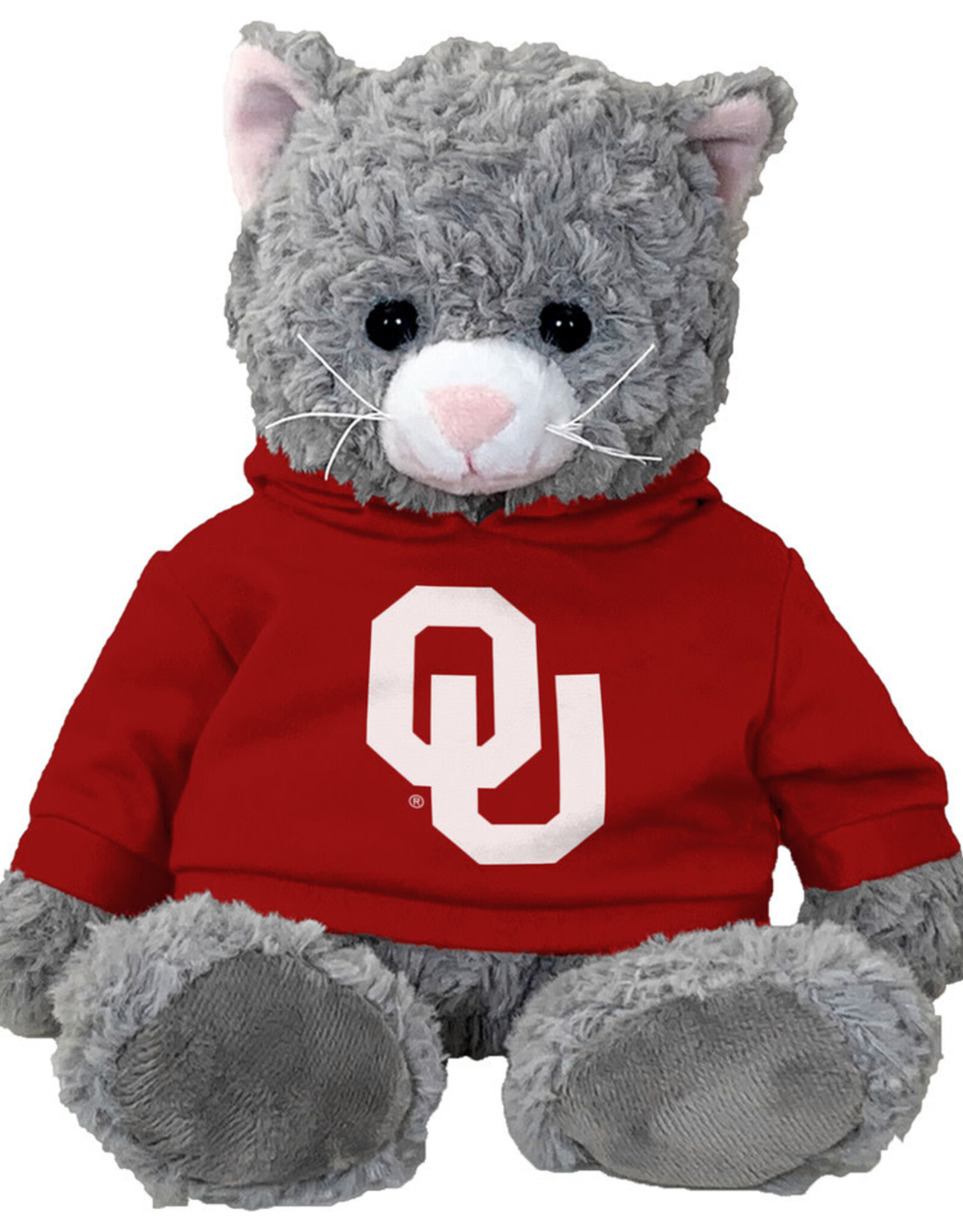 Mascot Factory Cat Cuddle Buddy with OU Hoodie