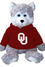 Mascot Factory Husky Cuddle Buddy with OU Hoodie