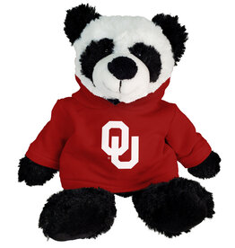 Mascot Factory Panda Cuddle Buddy with OU Hoodie