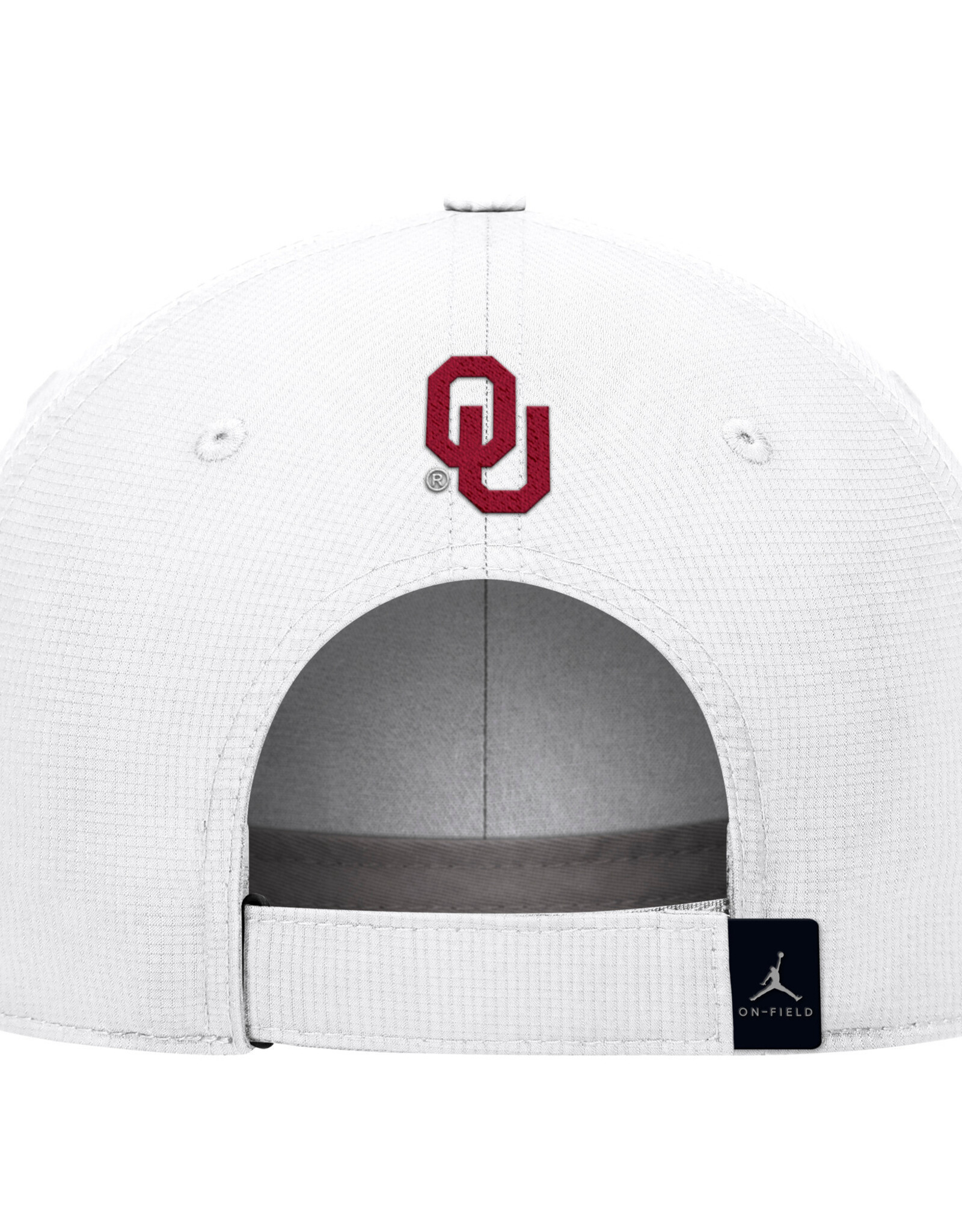 Jordan Youth Jordan White Sooners Ripstop Adjustable Cap