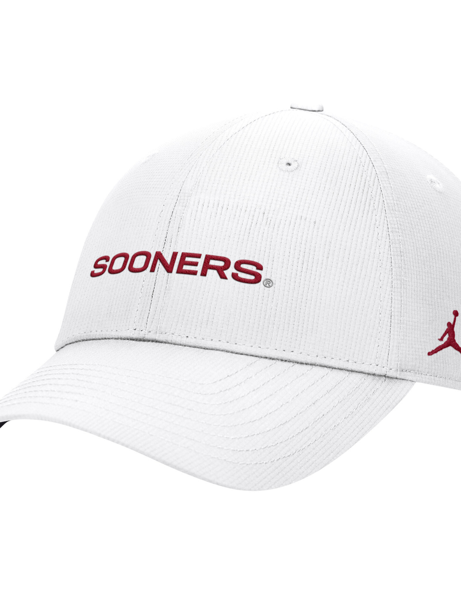 Jordan Youth Jordan White Sooners Ripstop Adjustable Cap