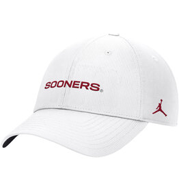 Jordan Youth Jordan White Sooners Ripstop Adjustable Cap